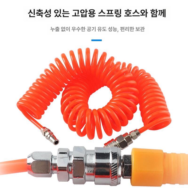 유럽 표준 에어 건 노즐 청소 키트 블로우 PU 더스터 AR-TS 경제형 단축형 - 상세 이미지 3