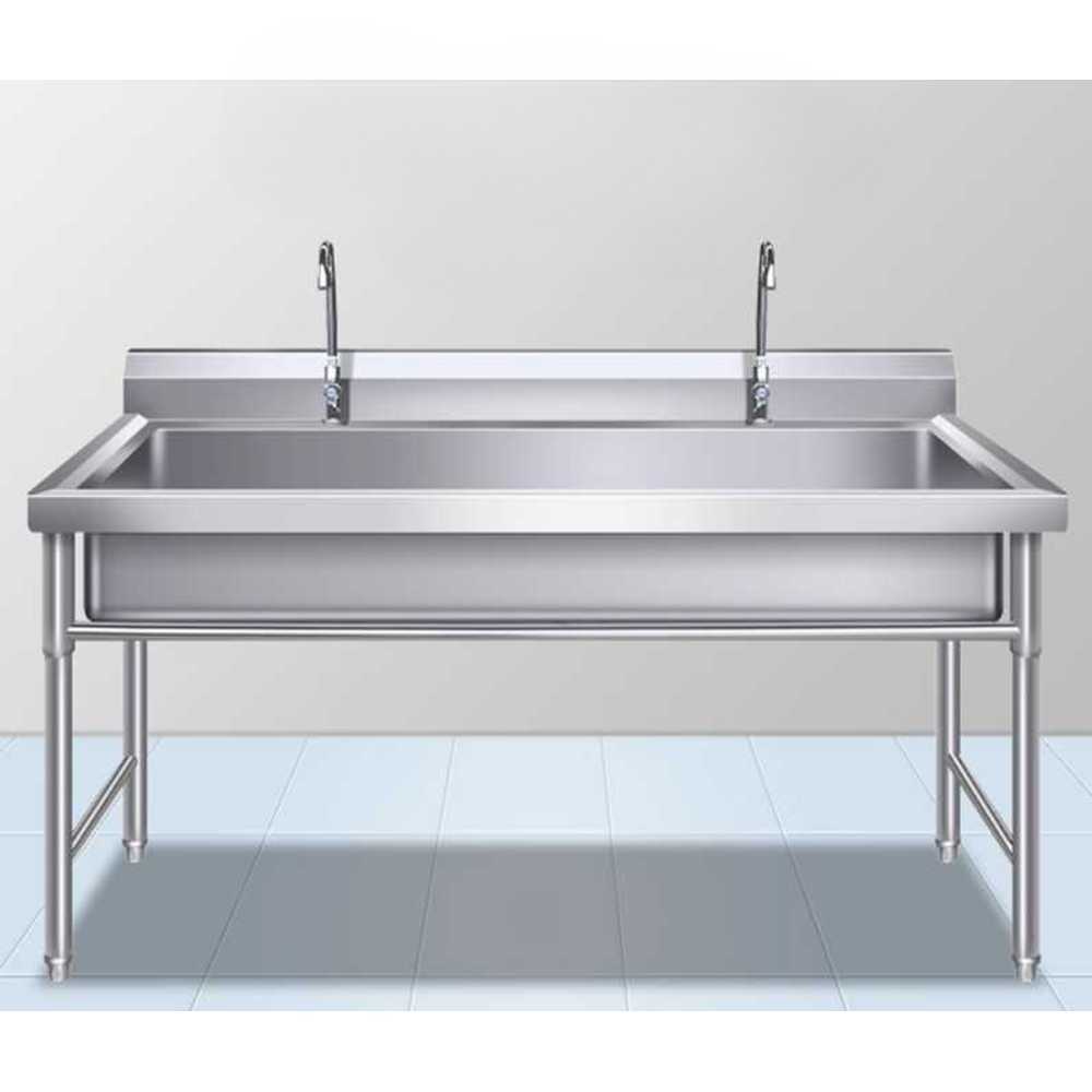 업소 주방 대형 개수대 싱크대 식당 조리용 세척 작업 800x600x800mm 이미지 6