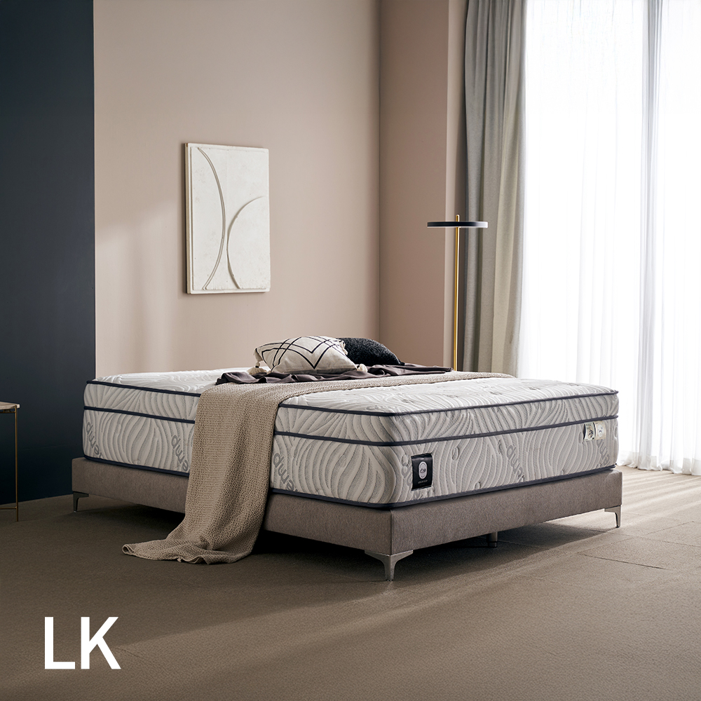 쉐우드가구 카발리 독립스프링 프리미엄 양모 말총 매트리스 38cm, LK(라지킹)