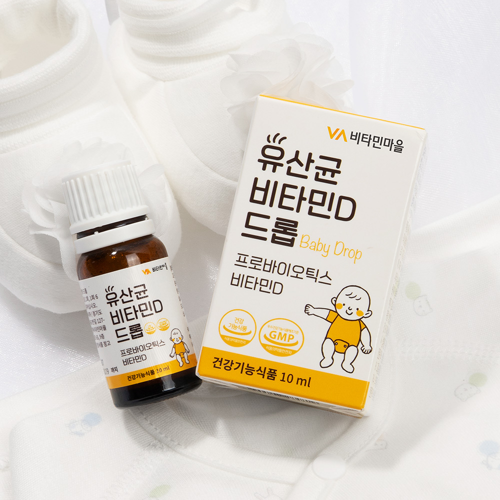 [52일분] 비타민마을 유아 아기유산균 비타민D 드롭 베이비 10ml, 1개 이미지 2