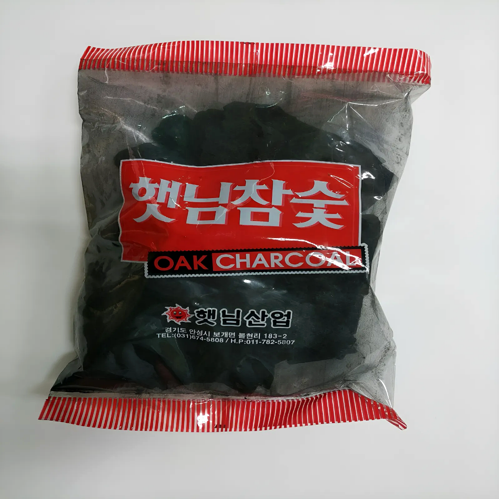 국산 햇님 캠핑 바베큐 그릴 구이용 고기 참숯 1kg 업소용 펜션 숯 차콜 숫 (0109) - 상품 이미지