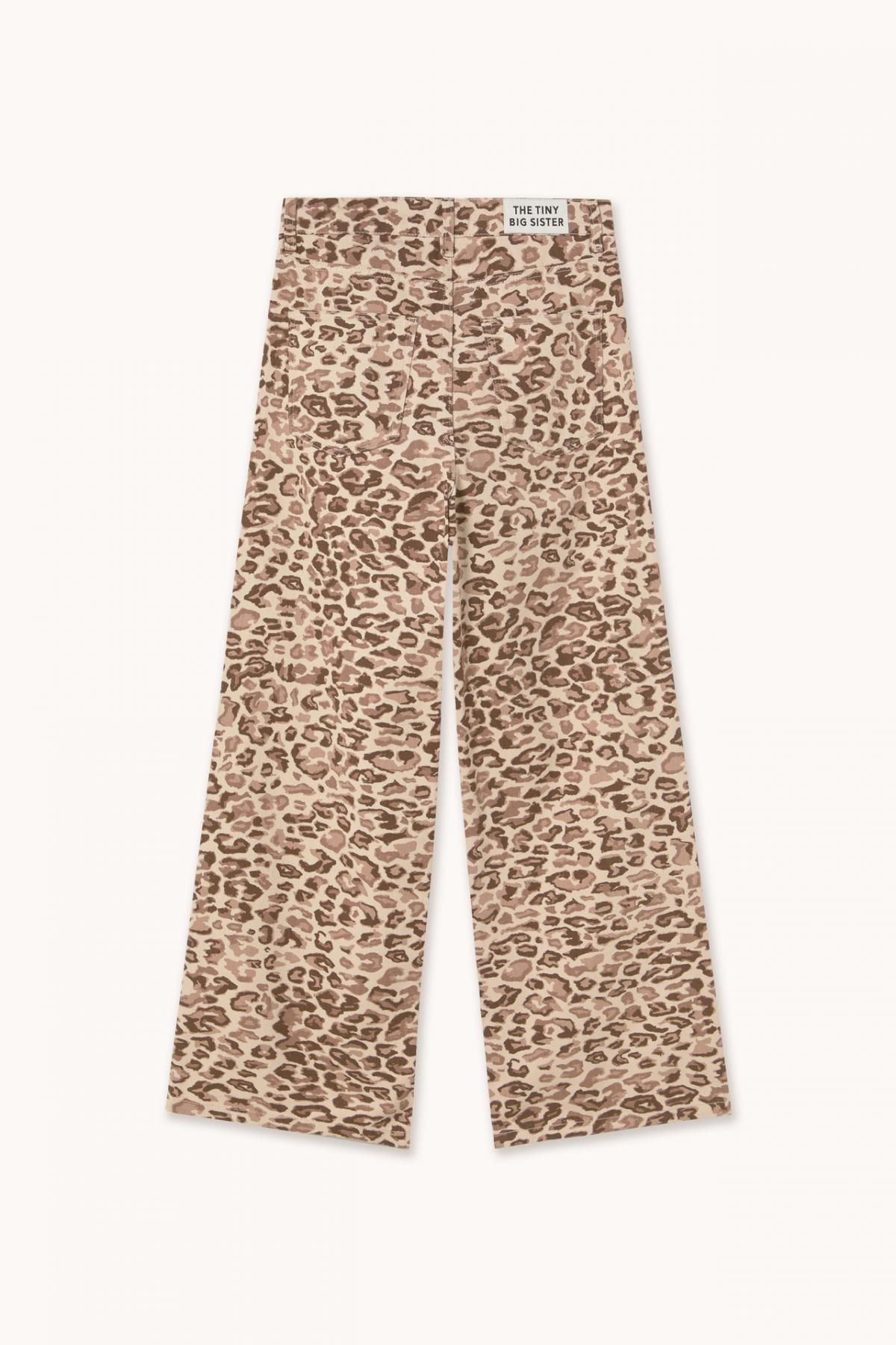 타이니코튼 다크바닐라 애니멀프린트 와이드핏 롱 팬츠 AW25-651R01 DARK VANILLA - 상세 이미지 2