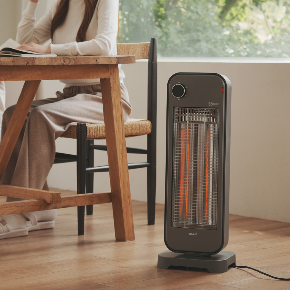 카본히터 전기난로 히터 온열기 난방기 전기스토브 Q3500 그레이