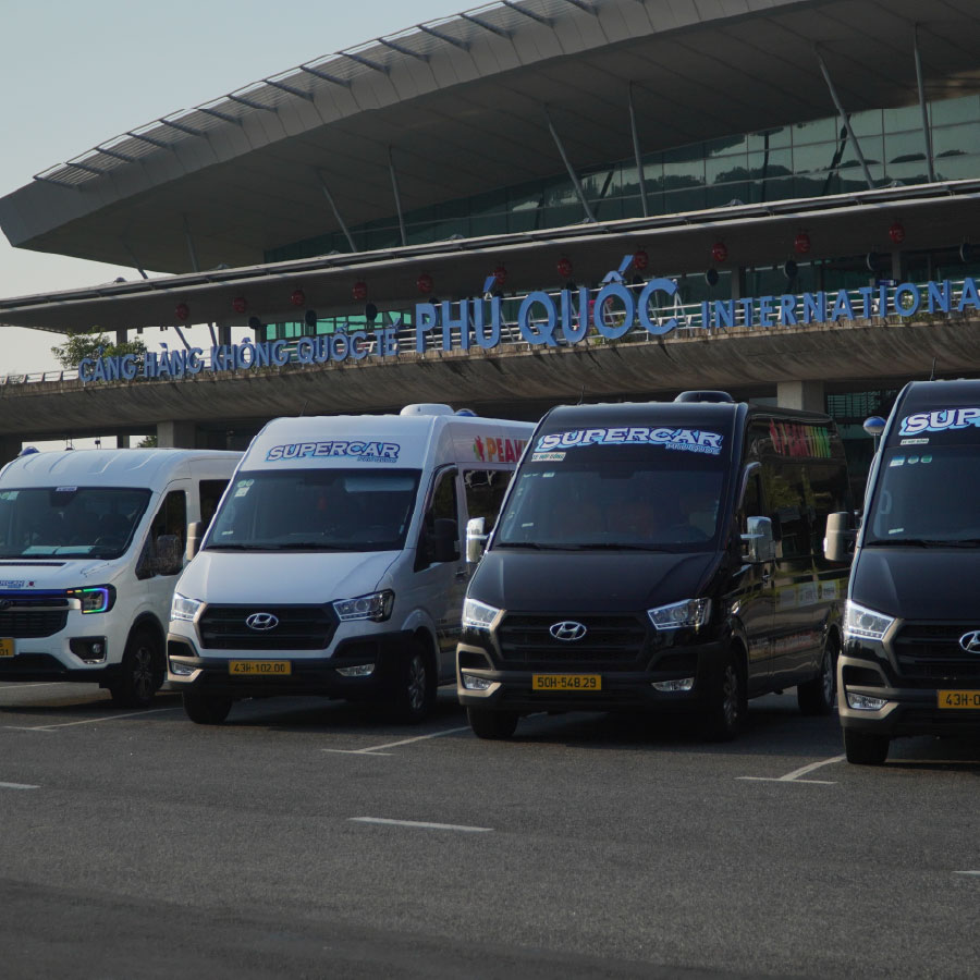 푸꾸옥 공항픽업 샌딩 전지역 프라이빗 편도 왕복 슈퍼카