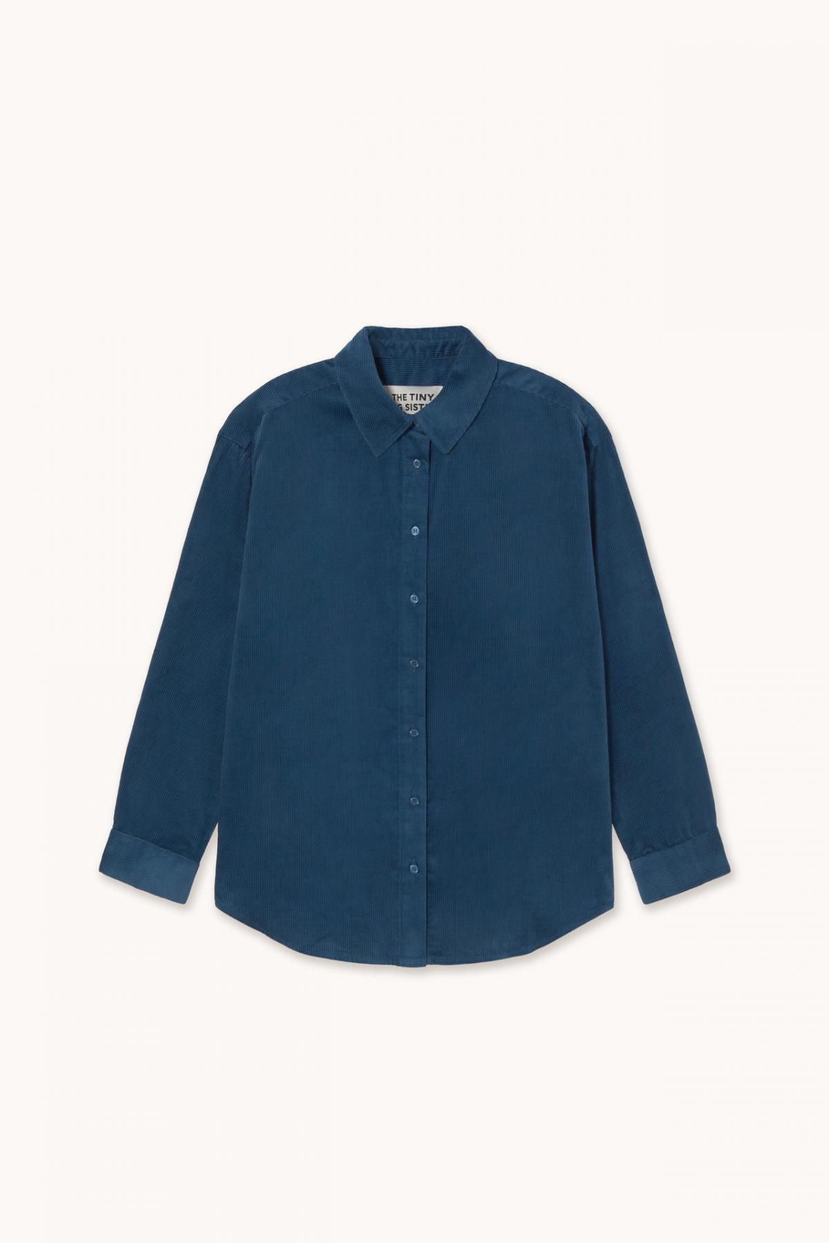 타이니코튼 코듀로이 라이트네이비 긴팔 셔츠 AW25-739L16 ONE COLOR - 상품 이미지