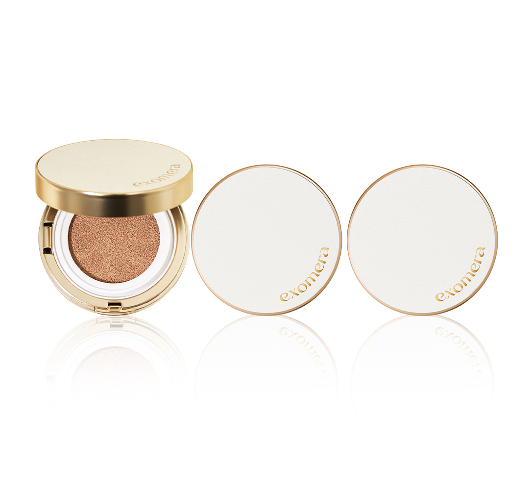 엑소메라 뷰티 글로우 포어 커버 쿠션 23호 내추럴베이지, 3개, 15g - 메인 이미지