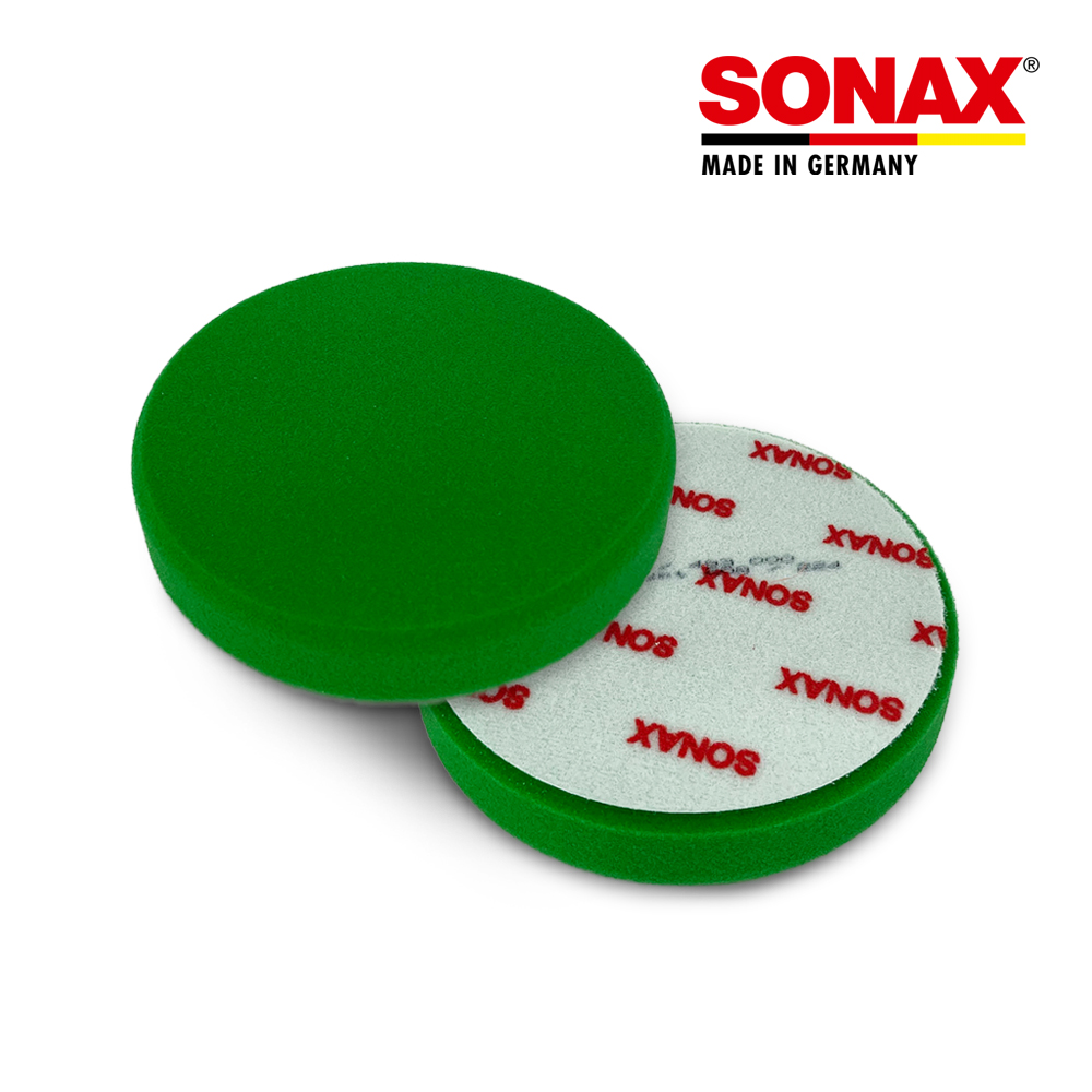 SONAX 소낙스 폴리싱 스폰지패드 그린(미디엄) 6인치