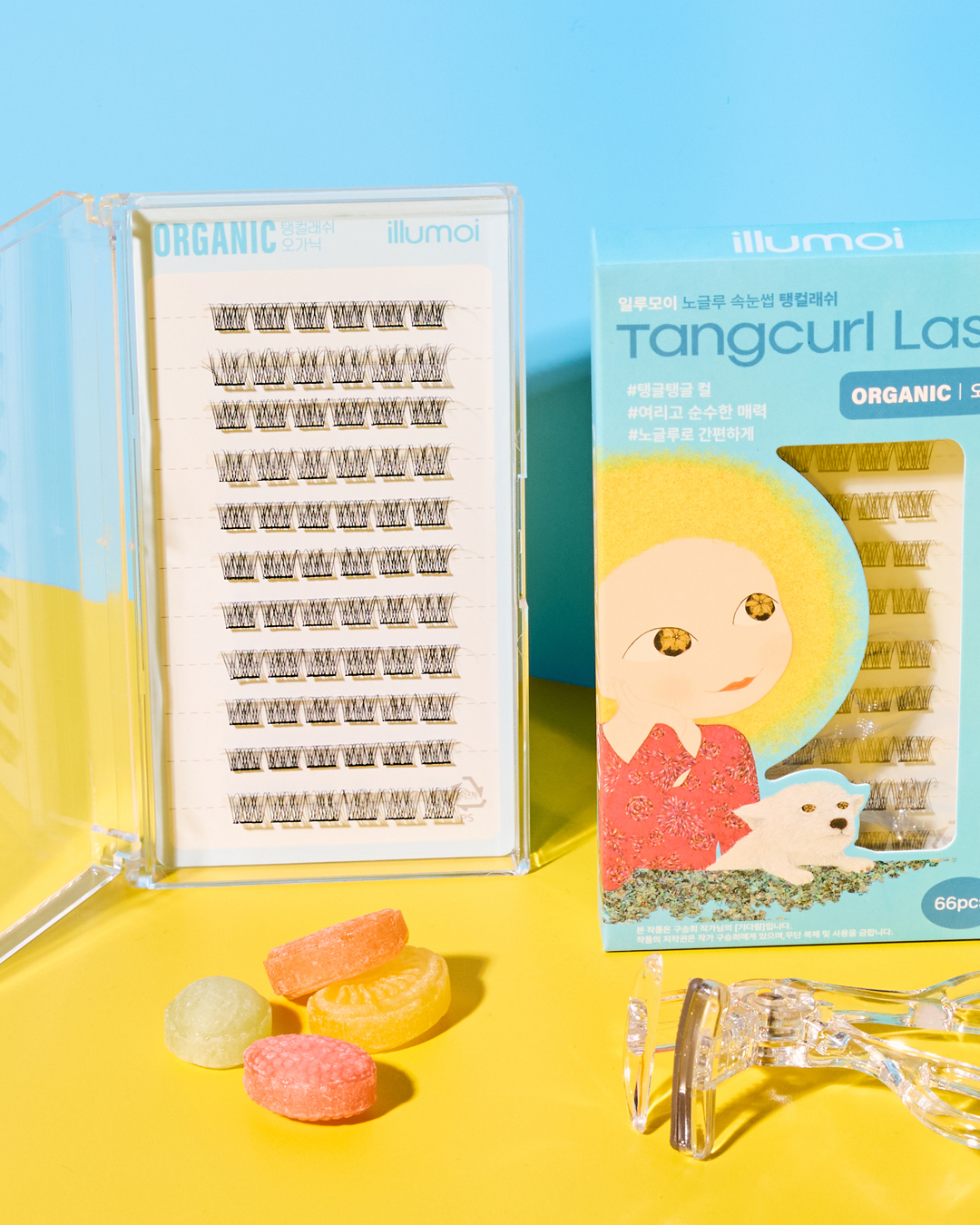 일루모이 노글루 속눈썹 간편 셀프 아이래쉬 탱컬래쉬 15종 중 택 1 66pcs~ - 상세 이미지 5