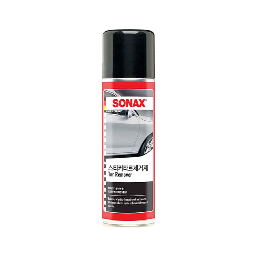 SONAX 소낙스 스티커 타르 제거제 300ml 스티커제거 타르제거 + 타월 1EA 색상랜덤 증정 - 메인 이미지