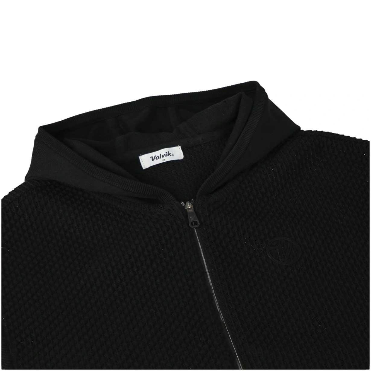 볼빅 골프웨어 여성골프조끼 간절기 풀집업 후드 니트 베스트 VLKVP802 - 상세 이미지 4