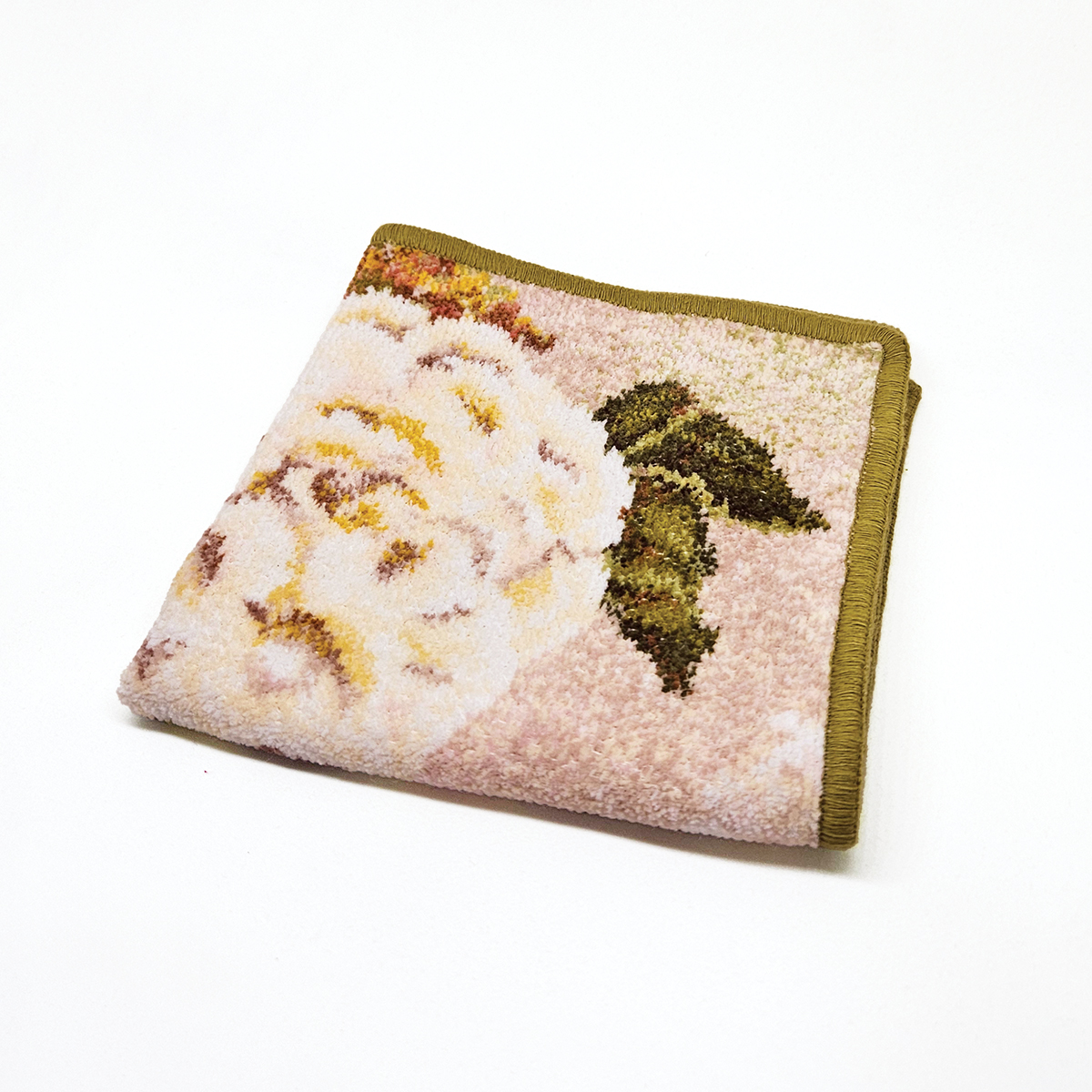 훼이라 시크릿가든 페이스타월 올리브 30x30cm 독일직수입 부드럽고 먼지없는 프리미엄 손수건 - 상세 이미지 3