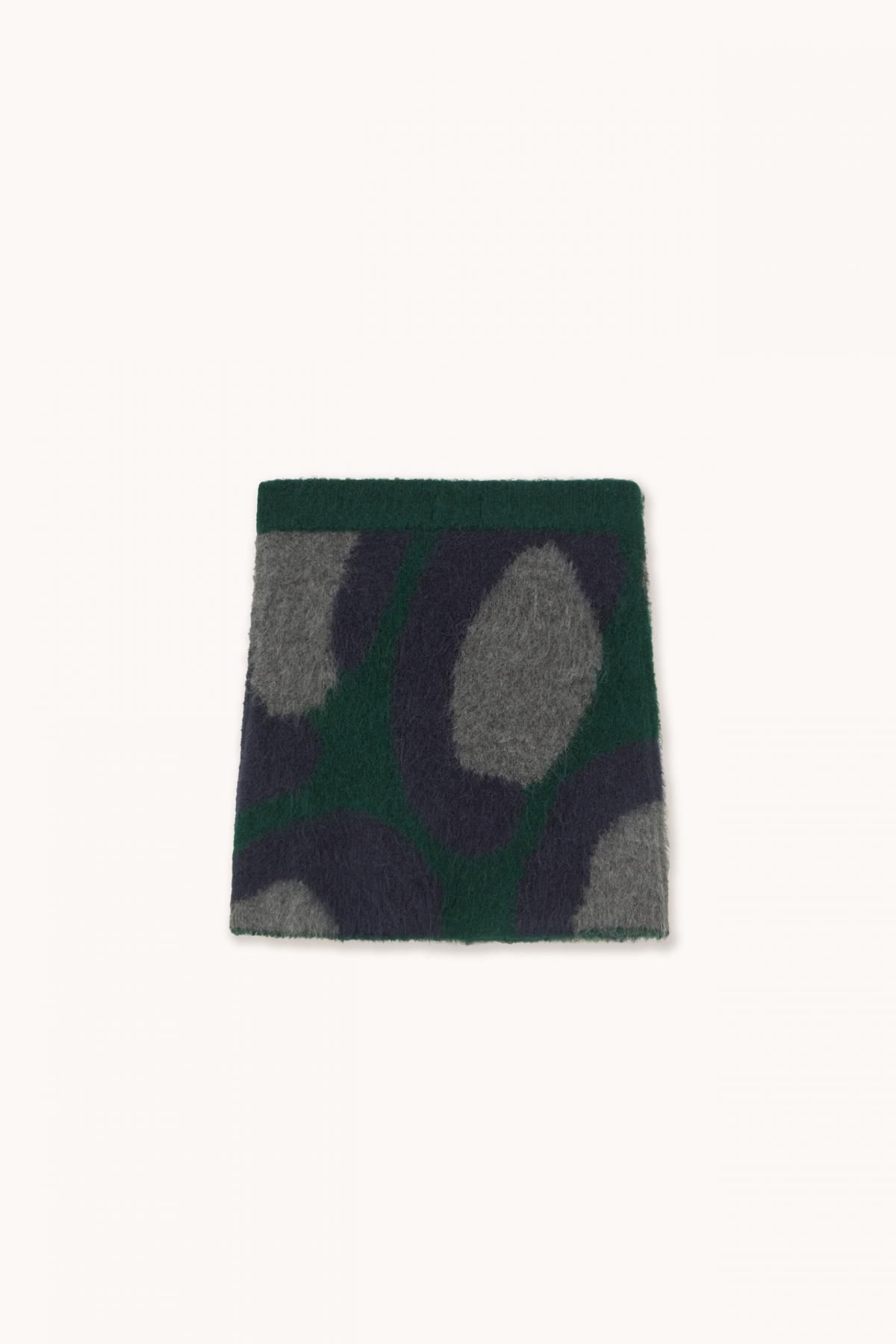 타이니코튼 애니멀 프린트 보틀그린 페이크퍼 미니 스커트 AW25-664M22 ONE COLOR - 상세 이미지 2