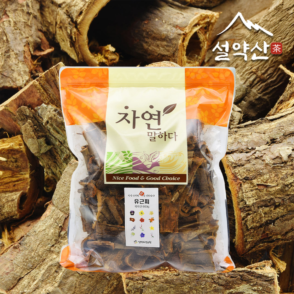 설약산 국산 유근피 껍질 느릅나무 뿌리 차 600g 제품 이미지