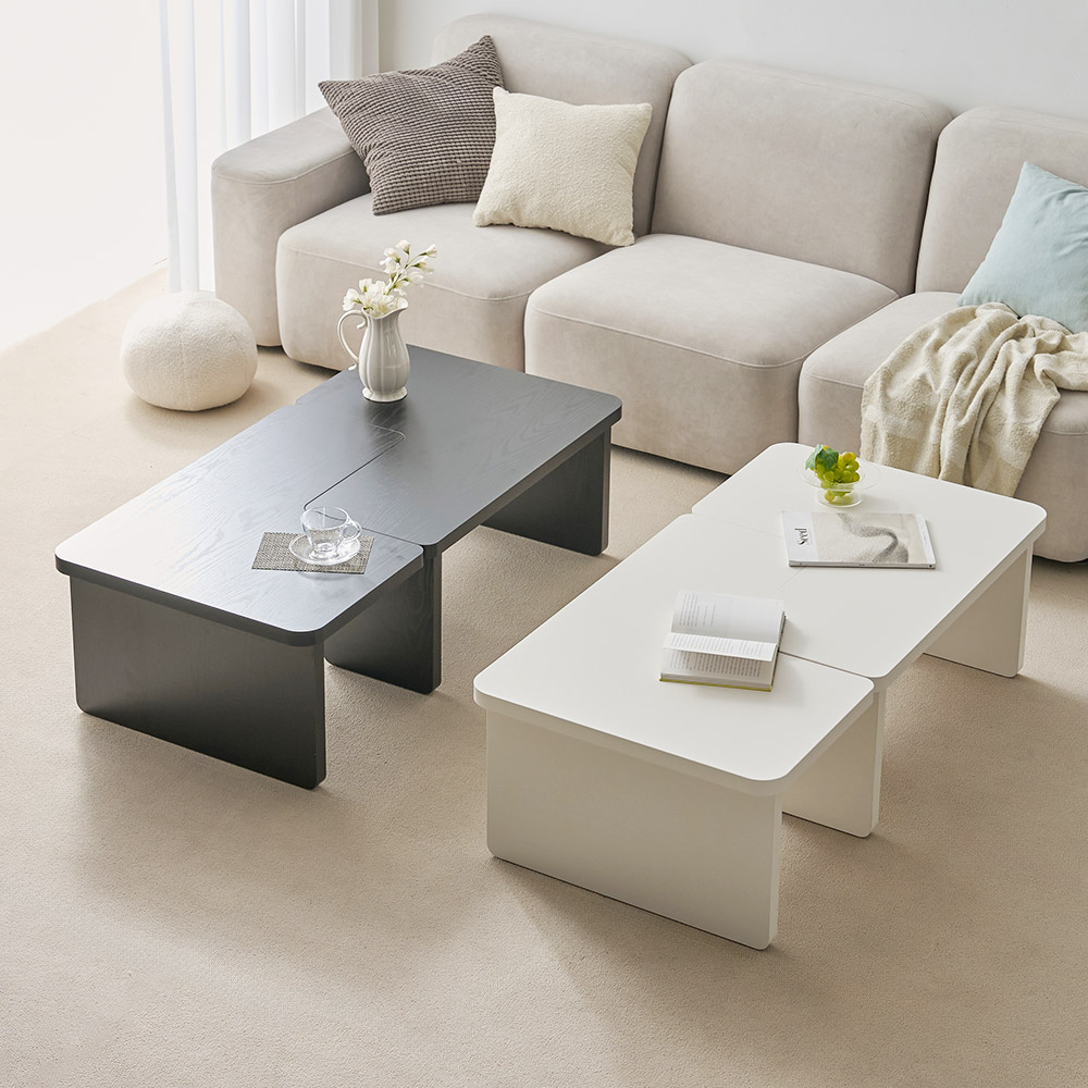 듀오 1+1 E0 확장형 거실 소파테이블 침실 침대 사이드 협탁 테이블