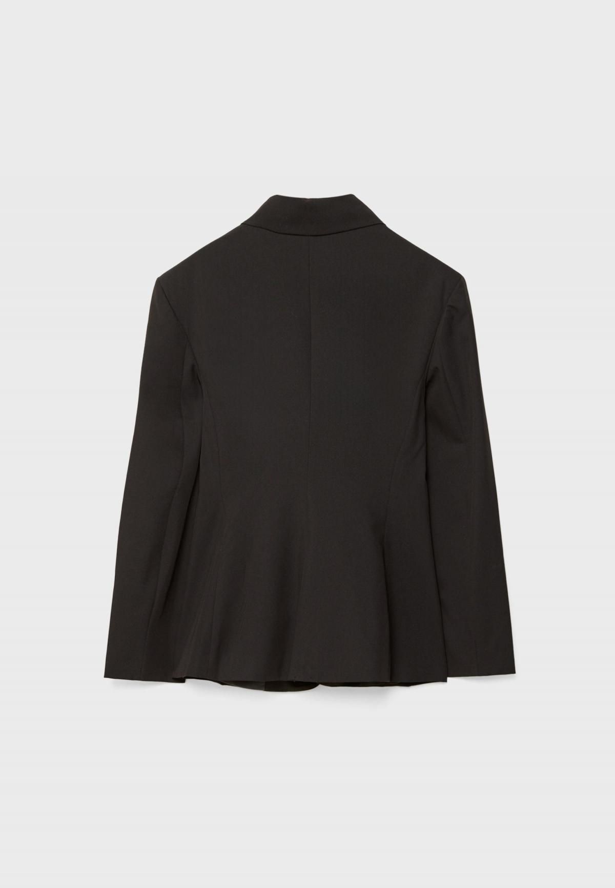 스트라디바리우스 테일러드 슬림핏 블랙 재킷 5945/531 BLACK - 상세 이미지 2