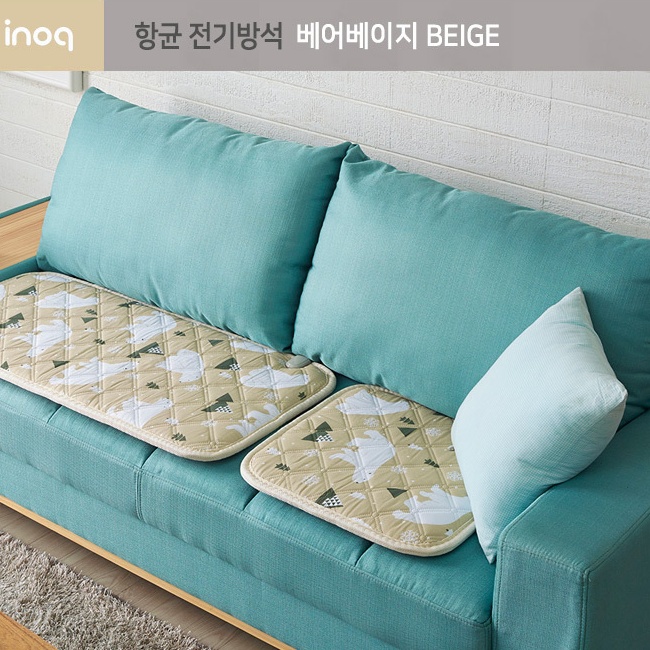 쇼파온열매트 항균 2인용전기방석 CP200 펭귄핑크 - 상세 이미지 5