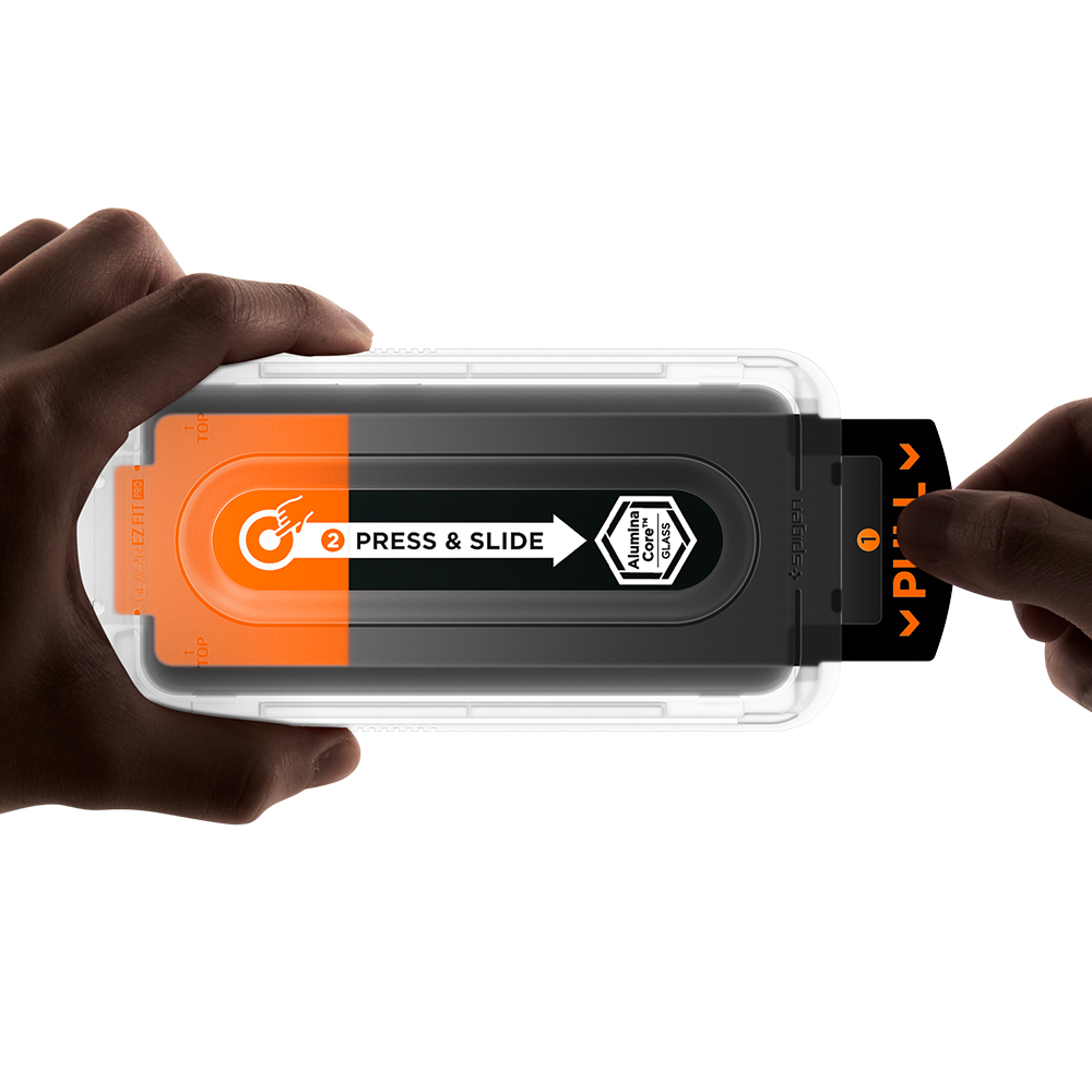 먼지 없는 슈피겐 갤럭시 고투명 강화유리 액정필름 글라스tR 이지핏 갤럭시S25 FE, 2매입 - 상세 이미지 3