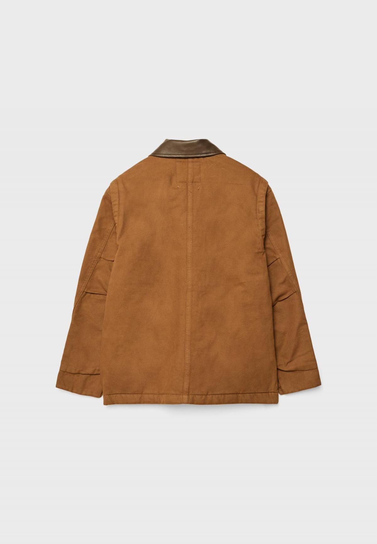 스트라디바리우스 레더 칼라 테크니컬 코튼 퀼팅 파카 5792/858 RUSSET - 상세 이미지 3