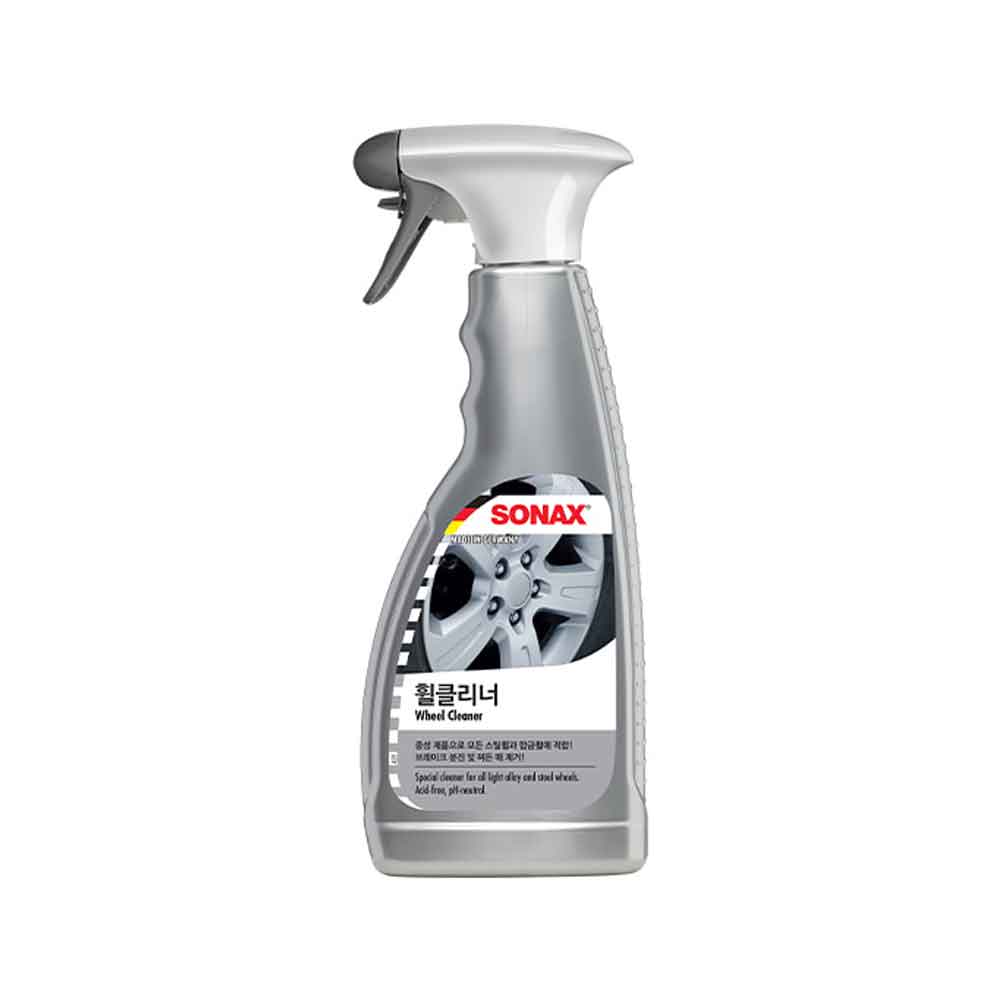 SONAX 소낙스 휠클리너 500ml 휠세정제 + 타월 1EA 색상랜덤 증정 - 메인 이미지