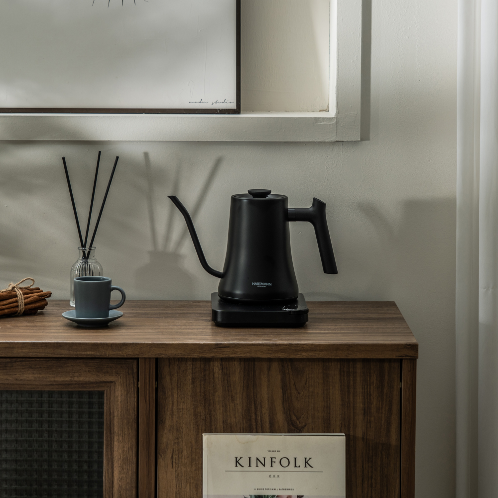 하트만 브루잉 전기드립 커피포트 보온 1도 온도조절 티포트 홈카페 800ml