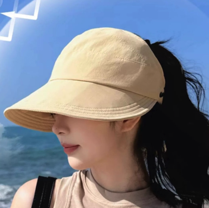 여성밭일모자 마스크걸이 농사모자 넓은챙썬캡 - 상품 이미지