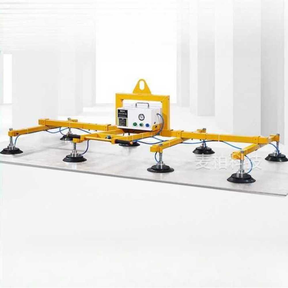 진공 흡착기 크레인 부착형 철판 유리 이동 작업 장비 플러그인-400kg-3x1.5m(8컵) - 상세 이미지 3