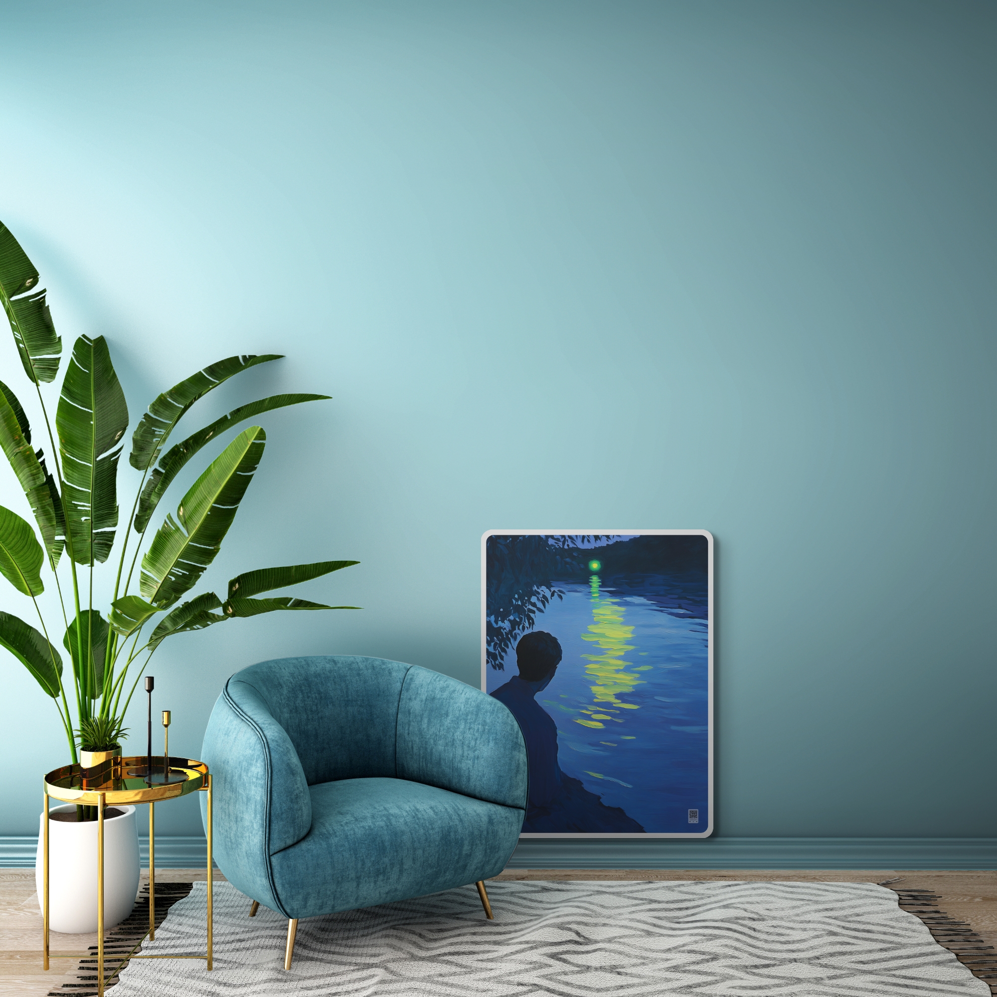 침대테이블 위대한개츠비 자취 액자 접이식 소형 미니 테이블