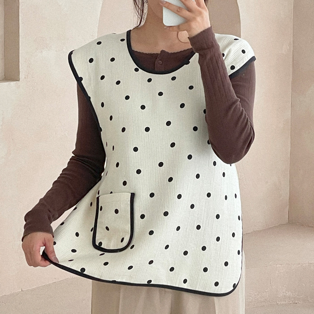 [베이비소풍] 엄마 턱받이 시그니처 노블 포켓 올데이핏 / 앞치마 침받이 수유 트림 패드