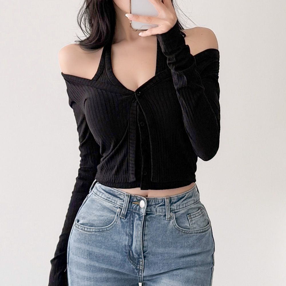 체코빈 레이어드티 롱슬리브 티셔츠 데일리룩 AA1752 - 상세 이미지 4