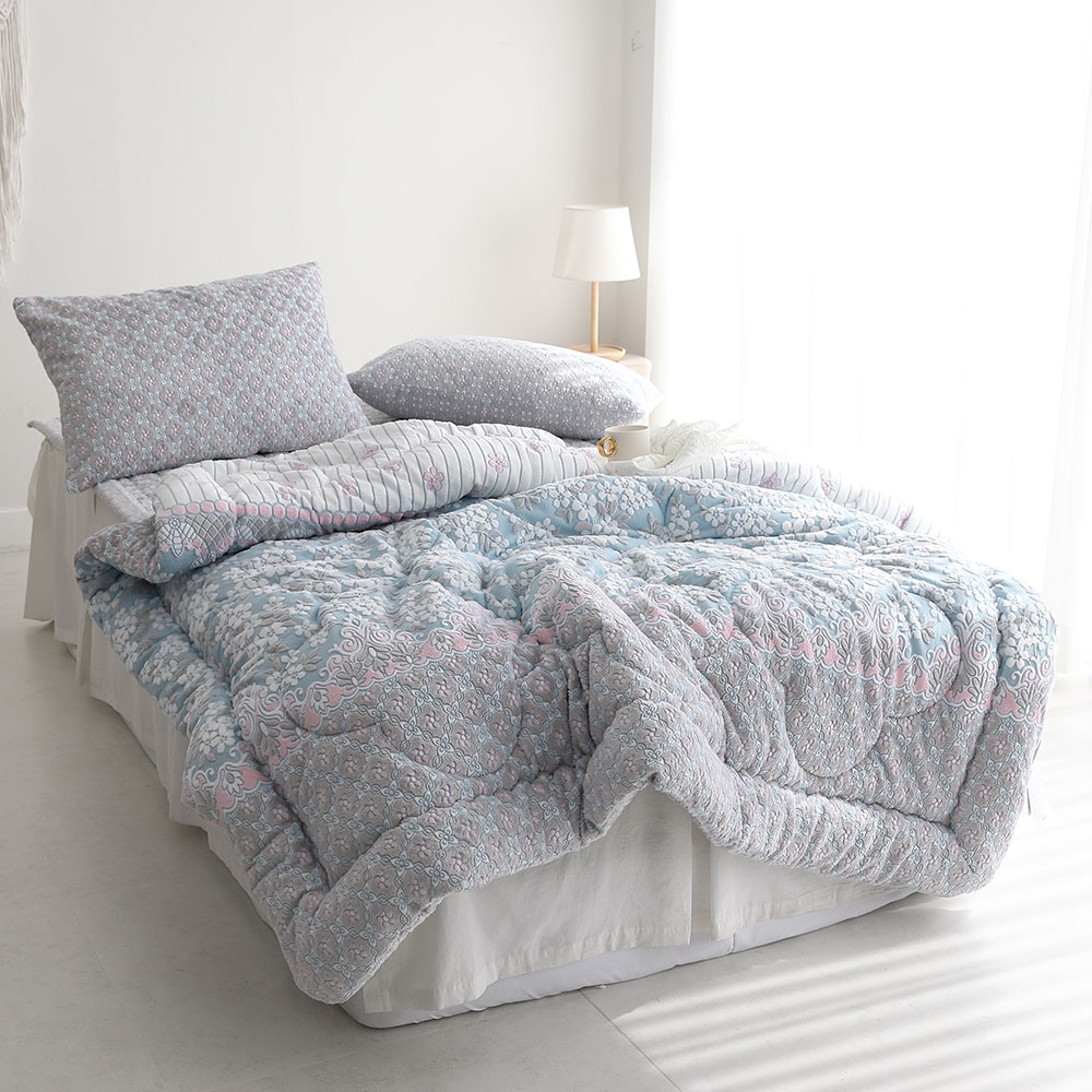 아르떼베딩 번아웃 극세사 차렵이불 한파용 따뜻한 침구 루미플 SS