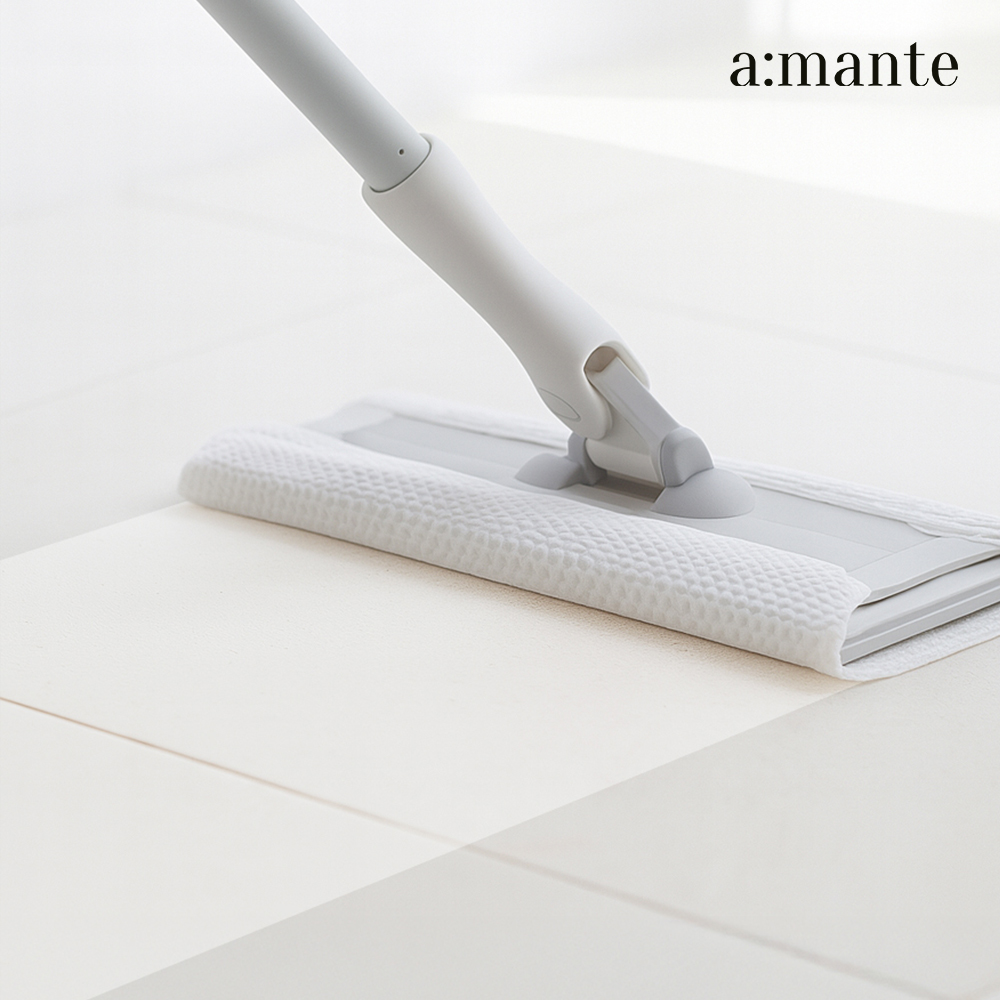 아망떼 딥클린 물걸레청소포 밀대 먼지 바닥 청소물티슈 대형 5팩 150매