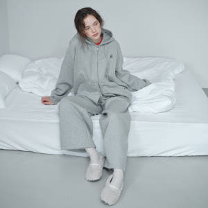 [N도착보장][쥬시쥬디][SET] 기모 져지 후드 집업 + 팬츠 셋업 J... 착용 후기 | 사이즈/핏 총정리 - 상품 이미지 3