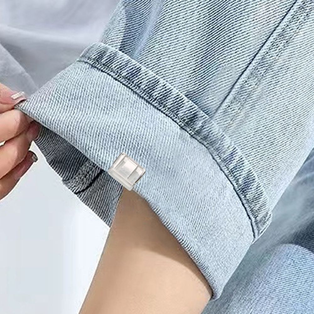 바지단 줄이기 청바지 기장 바지 밑단 수선 고정 클립 셀프 끌림 방지 집게 옷핀 길이 옷 - 상세 이미지 3