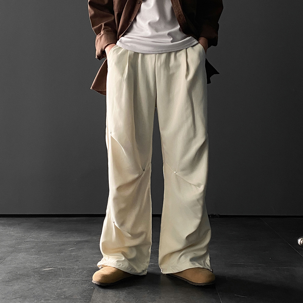 벌룬팬츠 파라슈트팬츠 통큰바지 남자와이드바지 - 상품 이미지