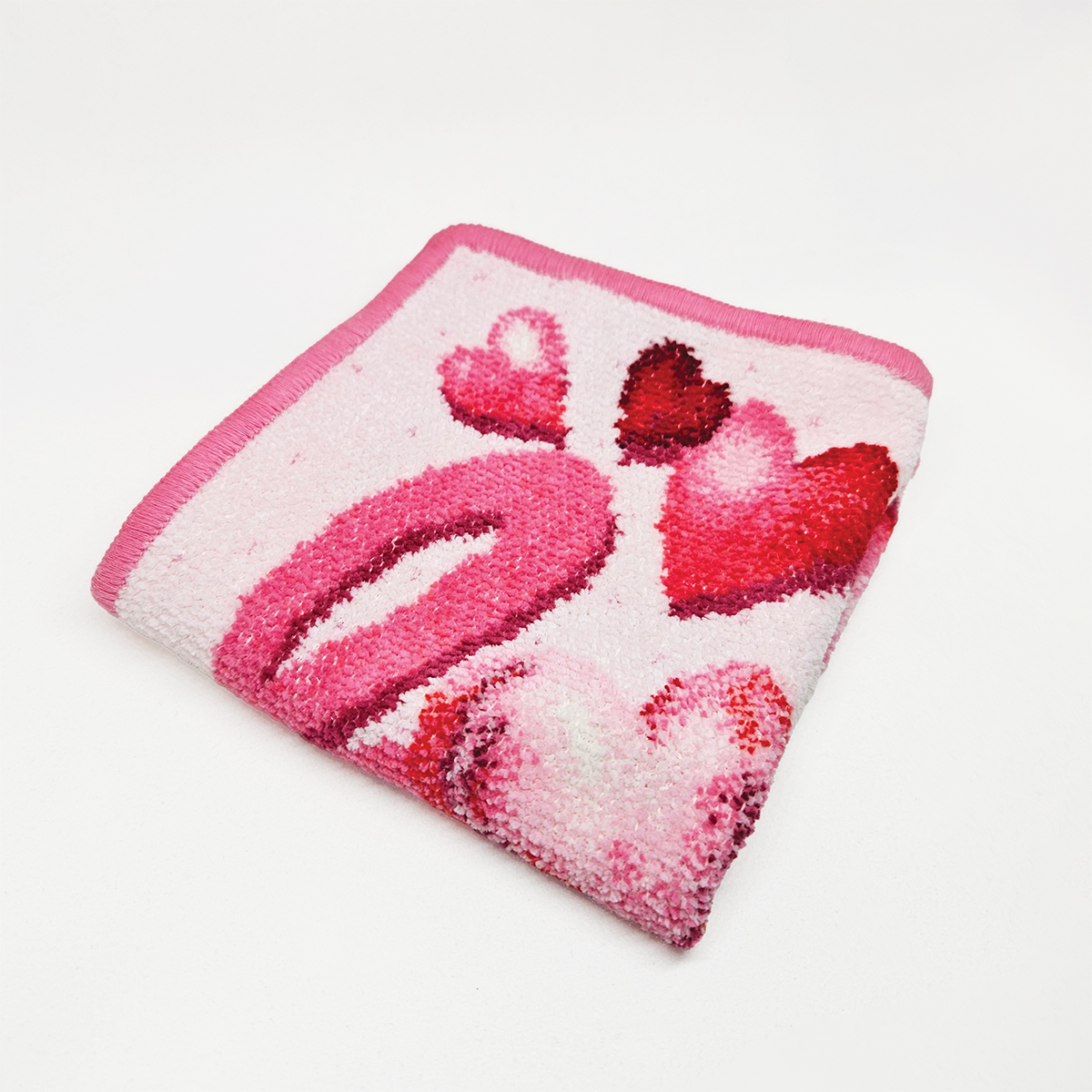 훼이라 인러브 감성 페이스타월 로즈 25x25cm 독일직수입 먼지없고 부드러운 프리미엄수건 - 상세 이미지 3