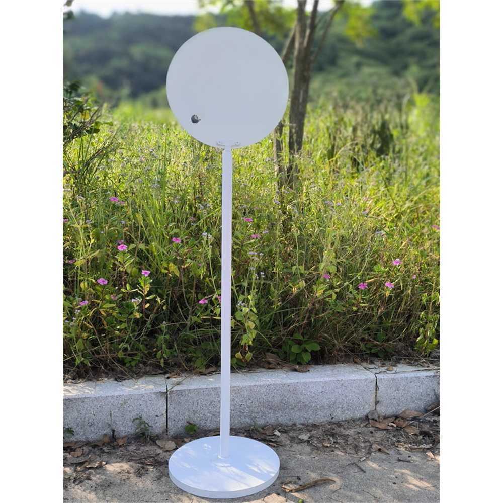 원형 철제 스텐 간판 방향판 카페 상점 입구 안내판 원형 30x120cm - 상세 이미지 3