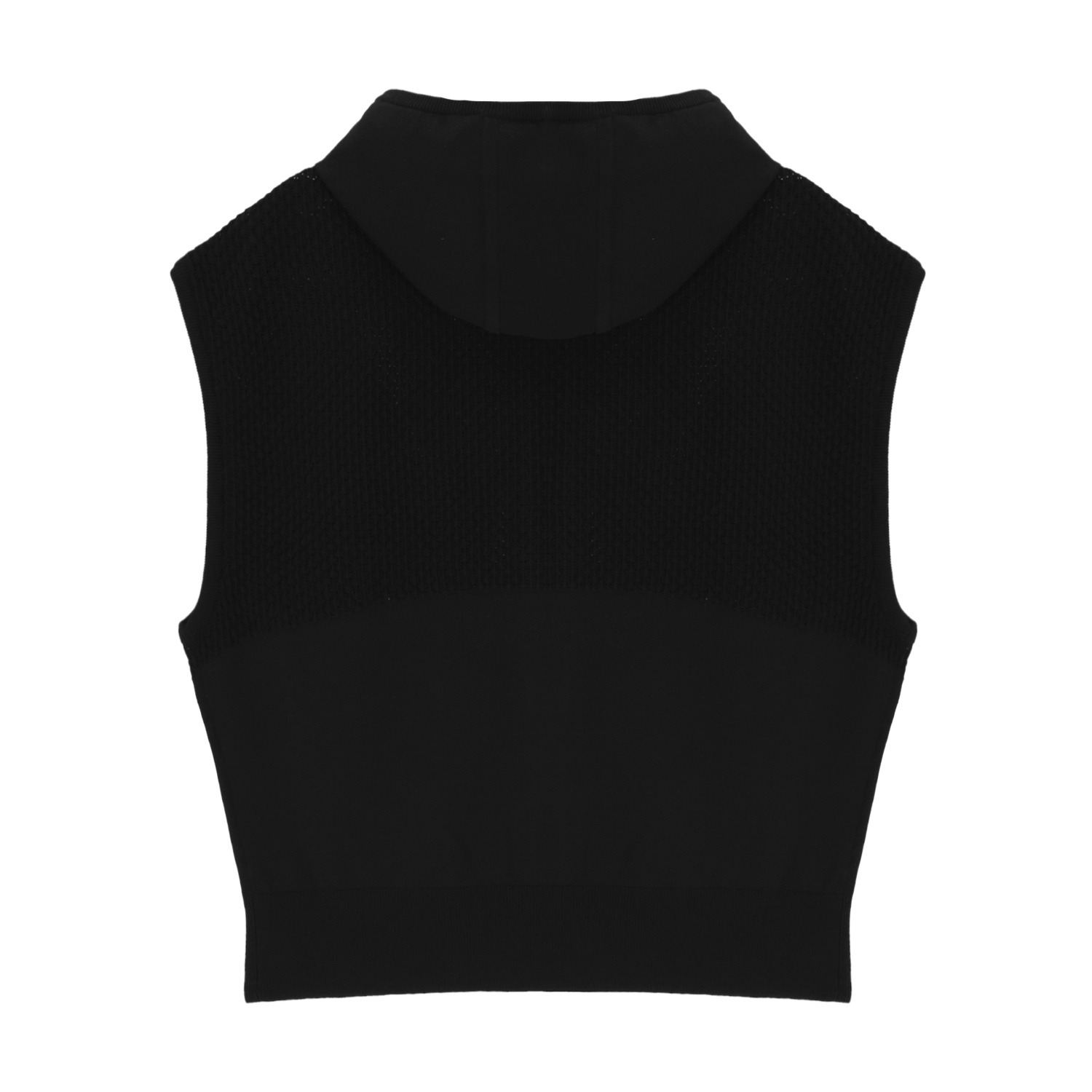 볼빅 골프웨어 여성골프조끼 간절기 풀집업 후드 니트 베스트 VLKVP802 - 상세 이미지 3