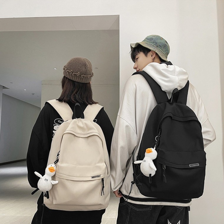 고퀄탄탄원단 캐쥬얼 백팩+오리키링세트 - 상품 이미지