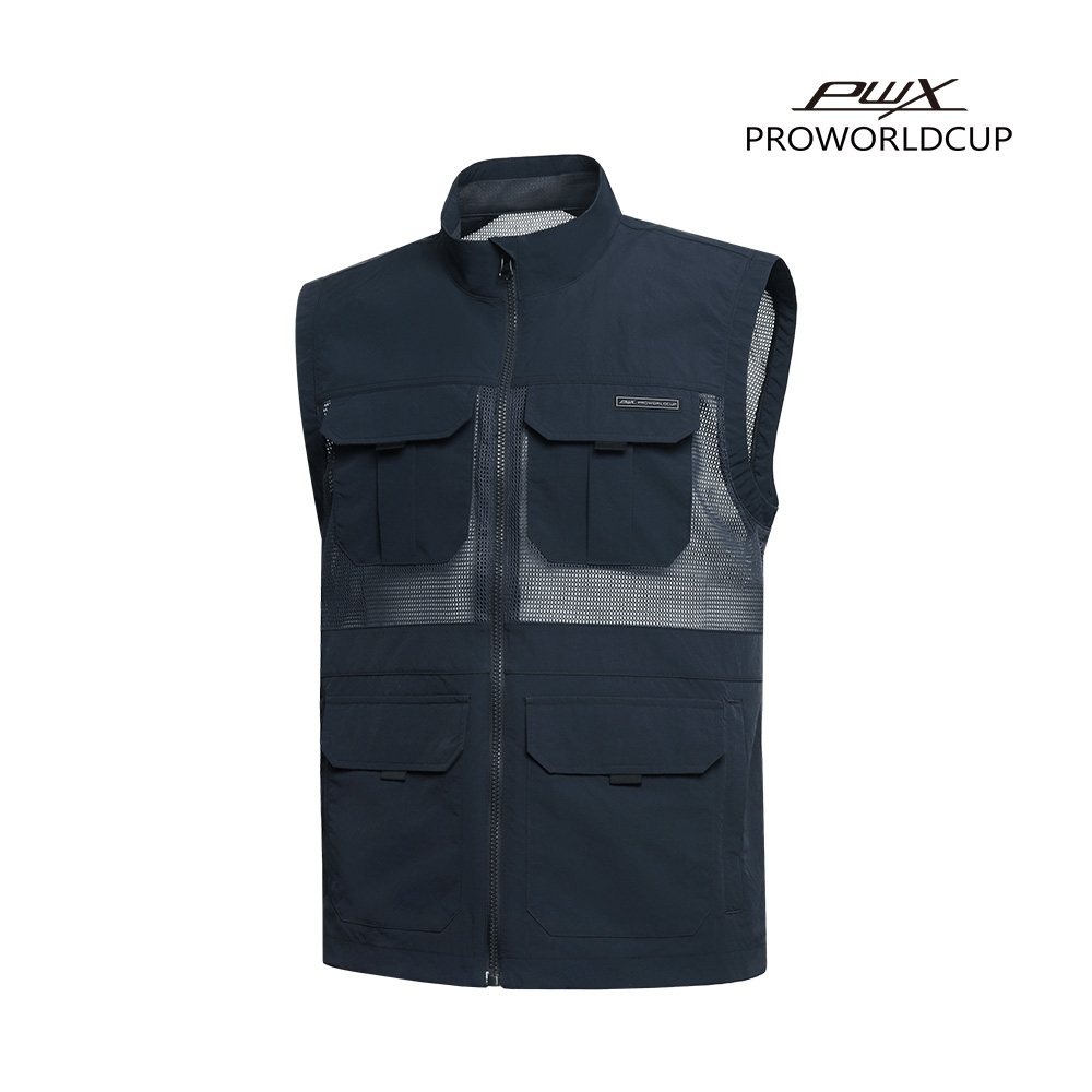 남성 베이직 메쉬 베스트 Q223-6126-28 - 상세 이미지 3