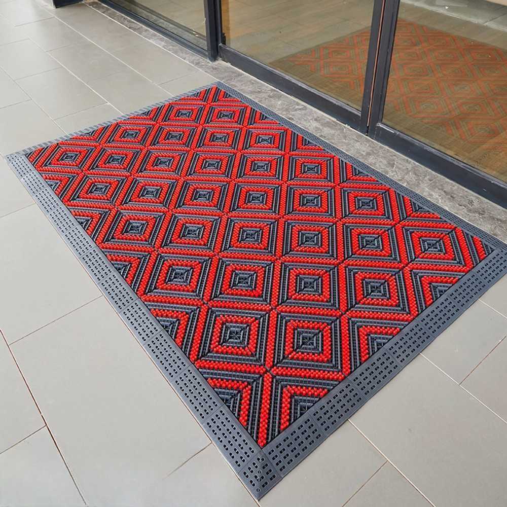 신발 흙털이 매트 바닥 청소 깔개 현관 흙 먼지 제거 A형 60x120cm - 상품 이미지