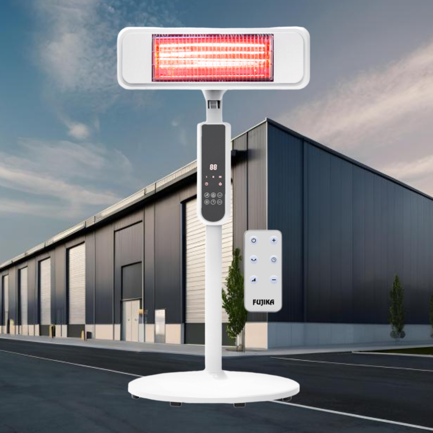 스탠드형 공장 히터 공장용 히터 공업용 난방기구 산업용 히터