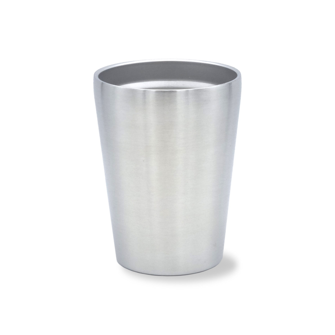 스텐이중컵 진공 스테인레스 컵 보냉 맥주 이중 업소용 350ml, 1개 - 상품 이미지