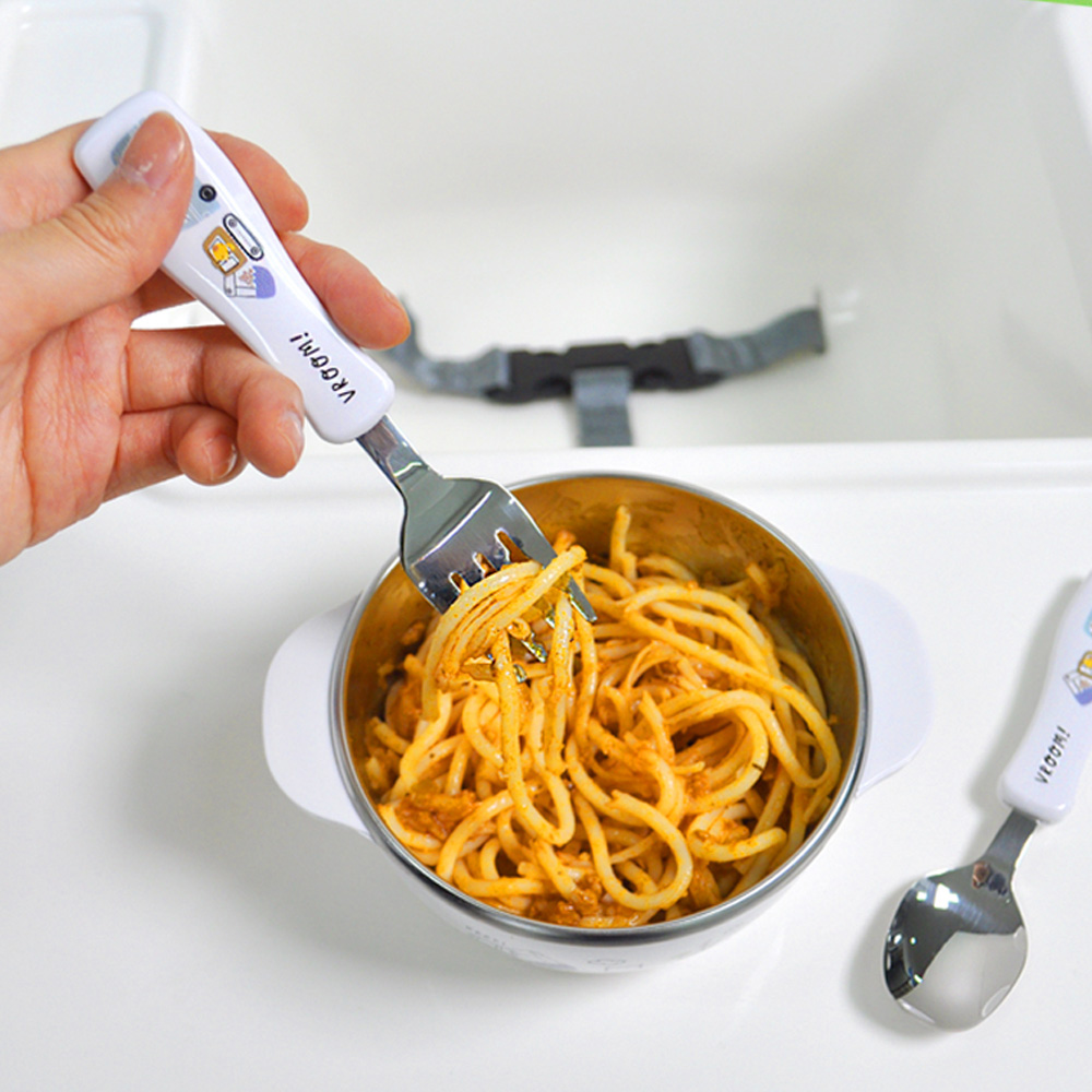 키친유 키즈부릉 자동차 스텐 아기 스푼포크 젓가락 케이스 세트 유아 숟가락 어린이집 준비물