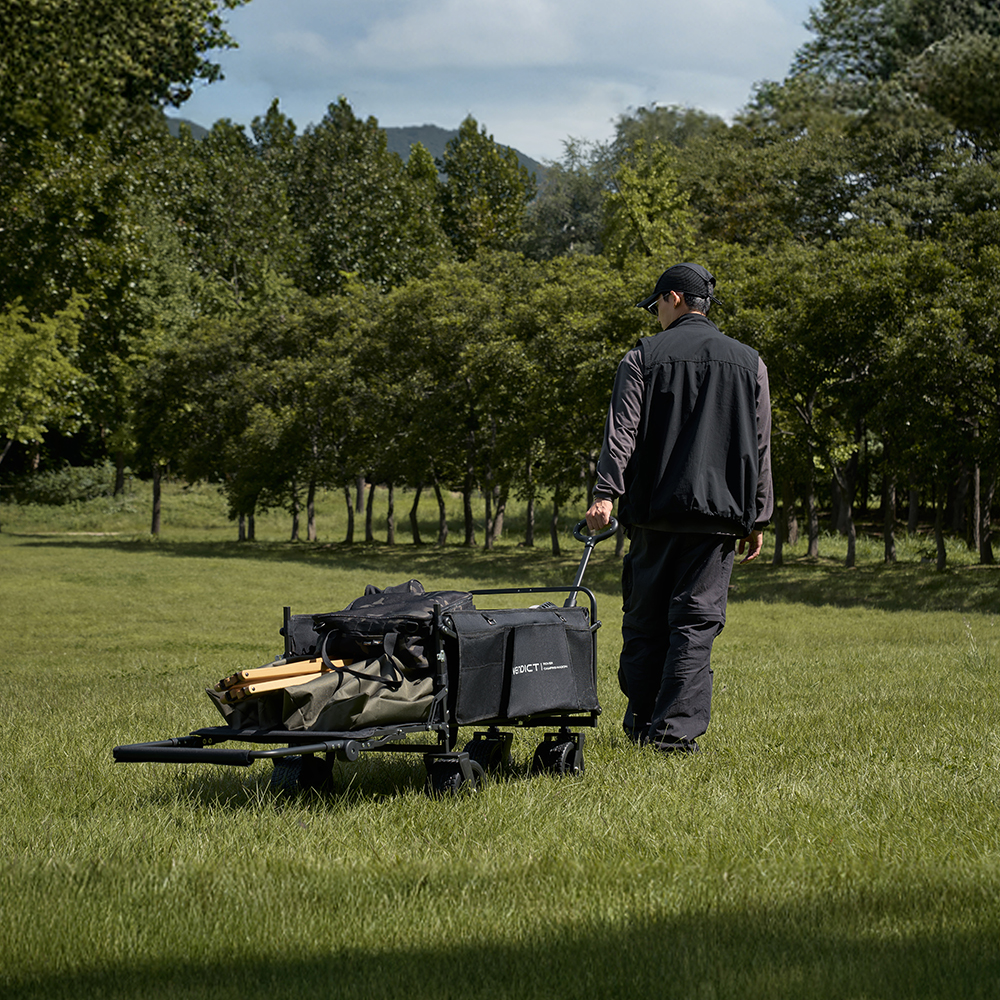 벤딕트 웨건 캠핑웨건 카트 접이식 캐리어 수레 외건 폴딩 대형 오픈형 로버 베이직패키지