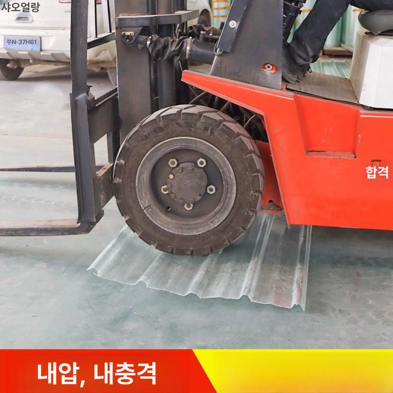 지붕자재 투명 패널 처마 방수 공사 보드 1.0mm 두께 J22 0.5m - 상세 이미지 5