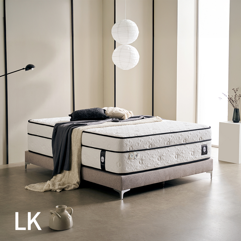 쉐우드가구 카발리 독립스프링 프리미엄 양모 말총 매트리스 44cm, LK(라지킹)