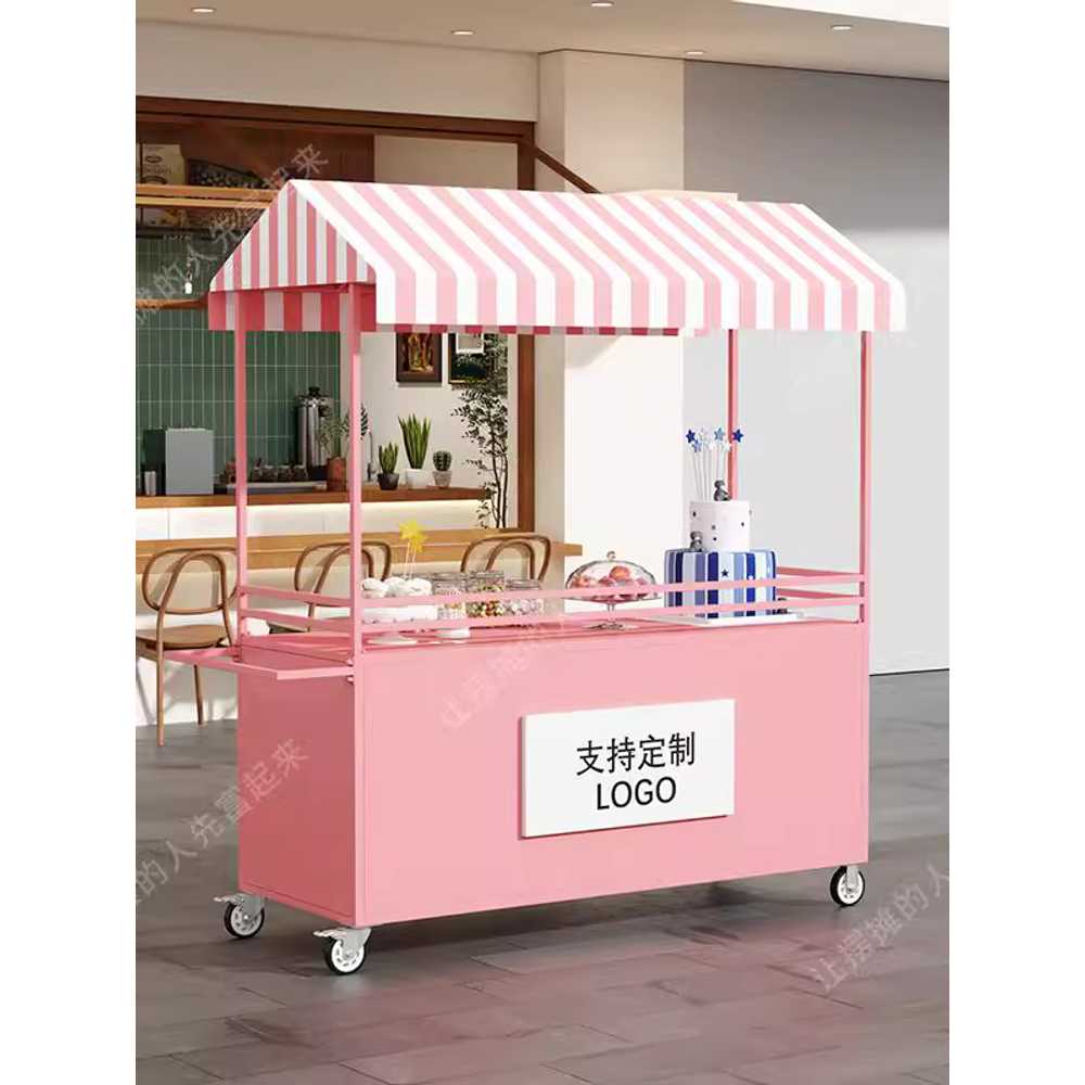 행사 매대 플리마켓 전시회 홍보용 이동식 진열대 그린 180x60x190 - 상세 이미지 4