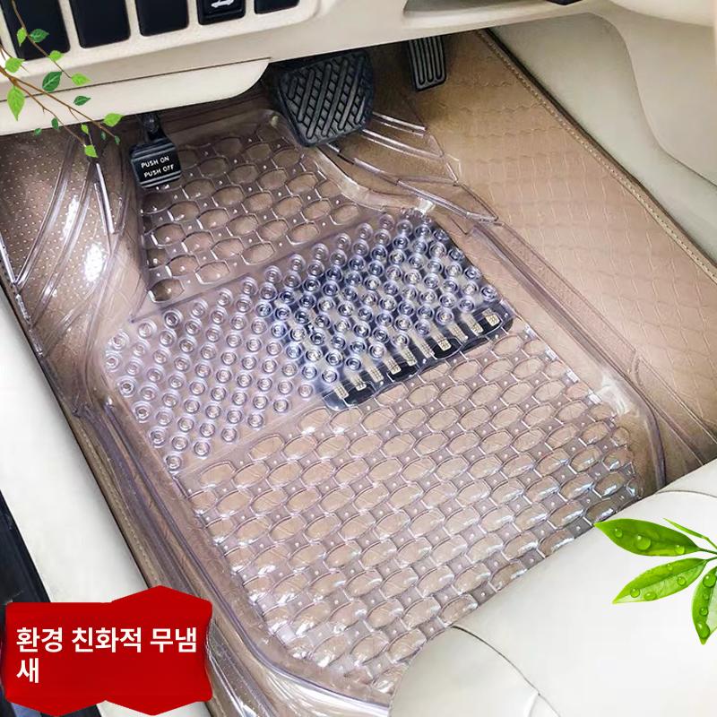 차량용 실리콘 매트 방수 방지 블랙 미끄럼 바닥 패드 드림 티블랙 운전석 1개 - 상세 이미지 5