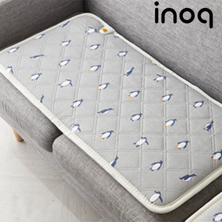 등받이 전기방석 강아지전기장판 2인 온열방석 CP200 펭귄그레이