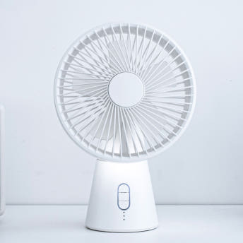 로티홈시스 에어센트 무선 캠핑 탁상용 선풍기 화이트